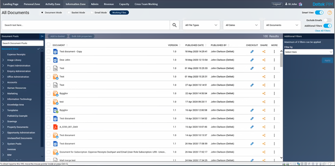 Deltek PIM Simplified DMS